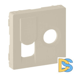 Лицевая панель Legrand Valena Life розетки TV-RJ45 слоновая кость 754831