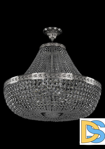 Люстра на штанге Bohemia Ivele Crystal 19111/H1/70IV Ni