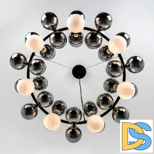 Подвесная люстра Modestyle MS.8055.14 BK