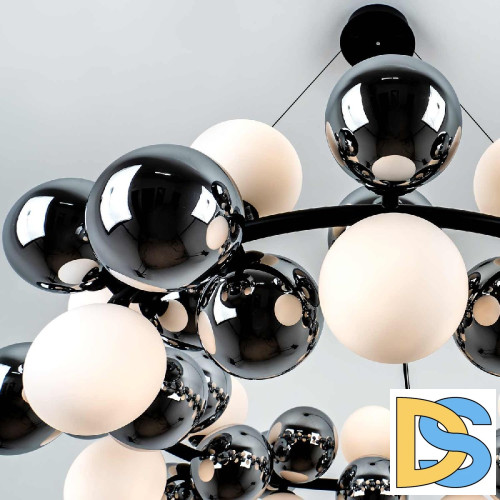 Подвесная люстра Modestyle MS.8055.14 BK