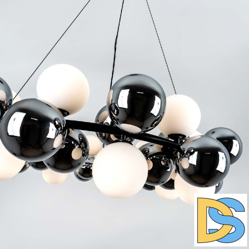 Подвесная люстра Modestyle MS.8055.14 BK