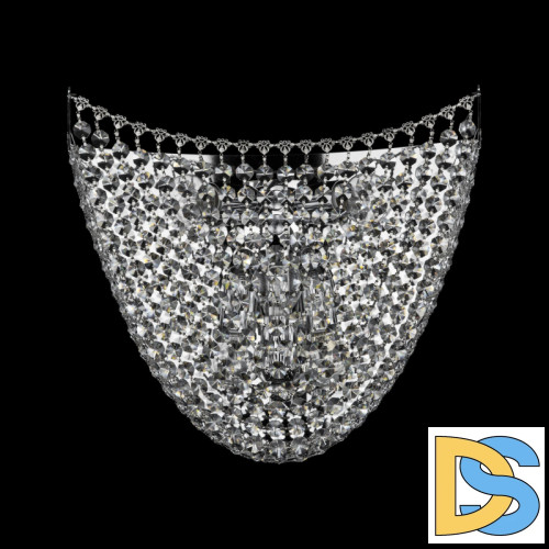 Настенный светильник Bohemia Ivele Crystal 77071B/34 Ni