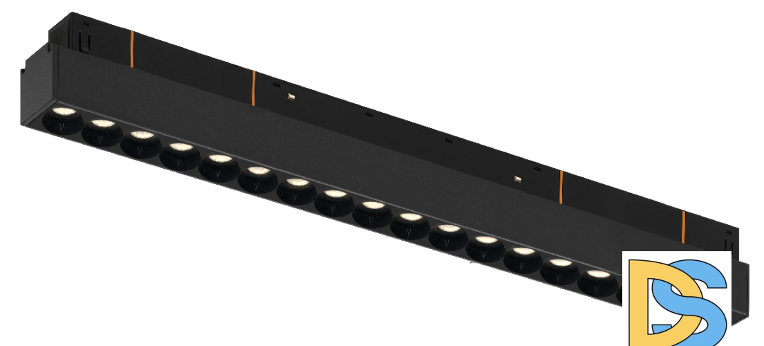 Трековый магнитный светильник iLedex Vision SMART 4822-002-L350-18W-38DG-BK