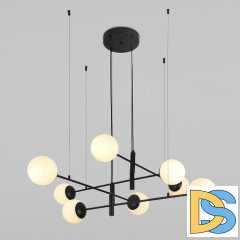 Подвесная люстра Eurosvet Planet 70146/8 черный a062031