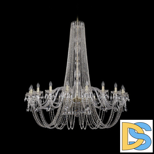 Подвесная люстра Bohemia Ivele Crystal 1402/20/530/h-164 G