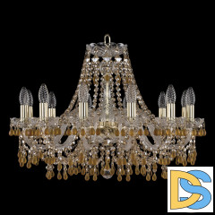 Подвесная люстра Bohemia Ivele Crystal 1410/12/240 G V1003 R721