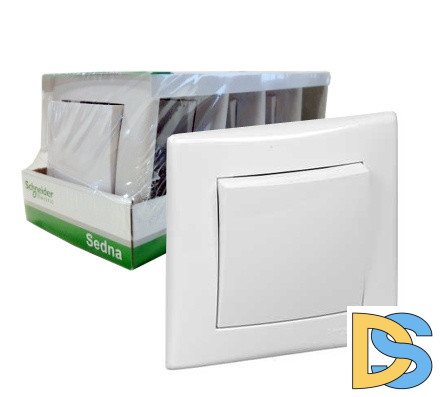 Выключатель одноклавишный Schneider Electric Sedna 10A 250V (упаковка из 5 шт.) SDN0109121