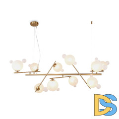 Подвесная люстра Freya Flaty FR5374PL-10BS