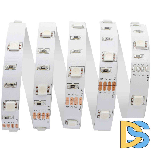 Светодиодная лента Apeyron 12В СТ 7,2Вт/м smd5050 30д/м IP20 3м RGB 217BL