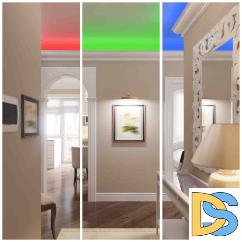 Светодиодная лента Apeyron 12В СТ 7,2Вт/м smd5050 30д/м IP20 3м RGB 217BL