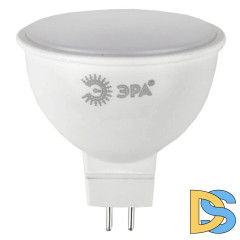 Лампа светодиодная ЭРА GU5.3 8W 2700K матовая LED MR16-8W-827-GU5.3 Б0020546