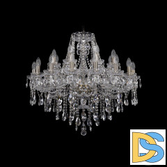 Подвесная люстра Bohemia Ivele Crystal 1415/16+8/300 Pa