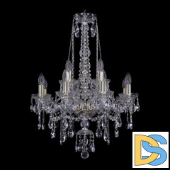Подвесная люстра Bohemia Ivele Crystal 1415/8+4/200/h-75 G