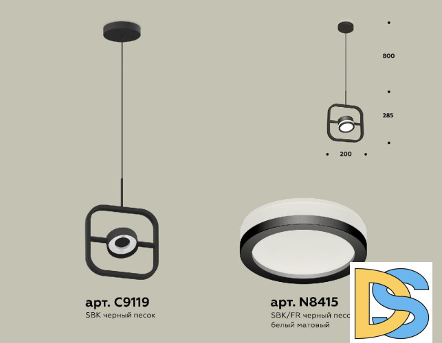 Подвесной светильник Ambrella Light Traditional (C9119, N8415) XB9119150