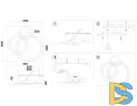 Потолочная люстра Ambrella Light Acrylica Disk FA8511