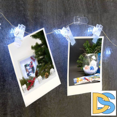 Светодиодная гирлянда Feron Прищепки USB белый без мерцания CL573 41651