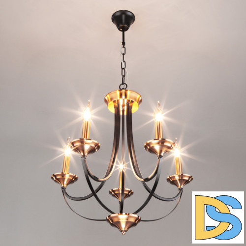 Подвесная люстра Eurosvet 60098/5 черный