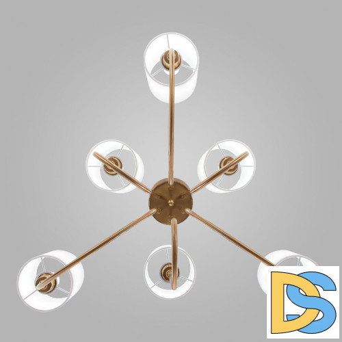 Подвесная люстра Eurosvet Abbey 60164/6 латунь a065745