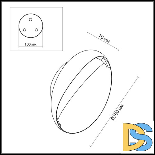 Модульный светодиодный светильник Odeon Light Hightech Vela 7004/7WL