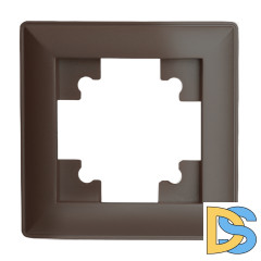 Рамка одноместная Stekker PFR00-7001-04 Катрин 39817