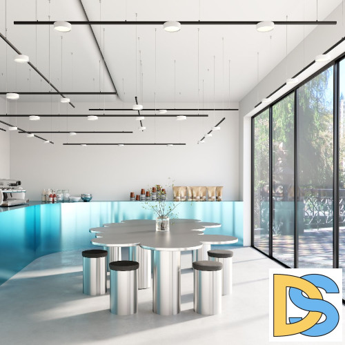 Трековый магнитный светильник Maytoni Zon TR189-1-12W2.7K-B