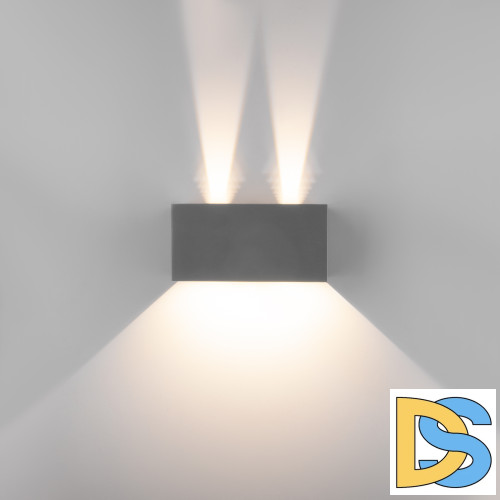 Уличный настенный светильник Elektrostandard Winner 35137/W серый 4690389177774 a057135