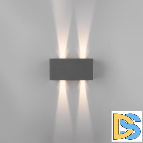 Уличный настенный светильник Elektrostandard Winner 35137/W серый 4690389177774 a057135