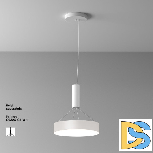 Потолочный светильник Maytoni Zon C032CL-36W4K-RD-W