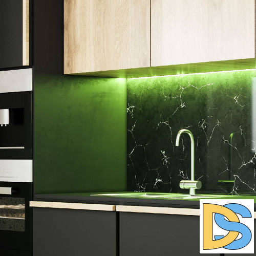 Светодиодная лента Gauss Basic 12В 2835 9,6Вт/м зеленый 3м IP20 BT068