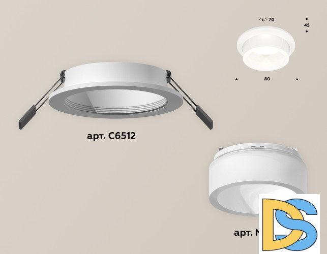 Встраиваемый светильник Ambrella Light Techno Spot XC6512066 (C6512, N6248)