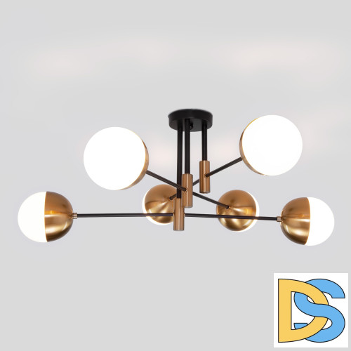 Потолочная люстра Eurosvet Nuvola 70129/6 латунь