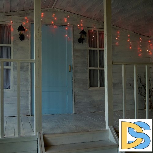 Гирлянда Бахрома Uniel ULD-B10006-248/TTK AMBER-WARMWHITE IP44 UL-00012070