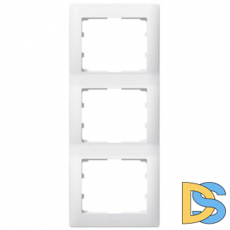 Рамка 3 поста вертикальная Legrand Galea Life - белая