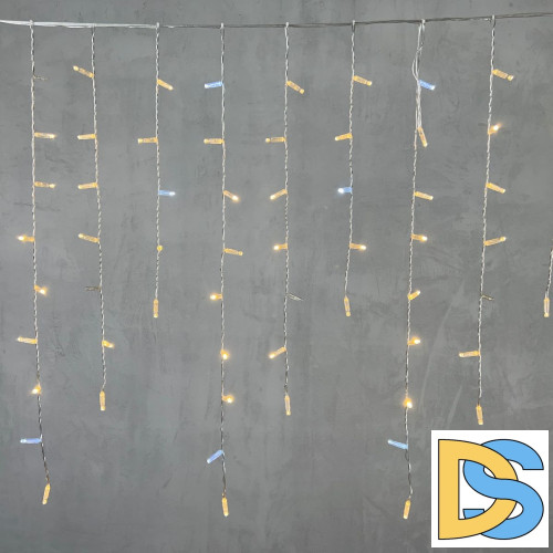 Гирлянда Бахрома с колпачком Laitcom (LTC) PIL180BLWCAP-10-2WW