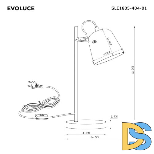 Настольная лампа Evoluce Blank SLE1805-404-01