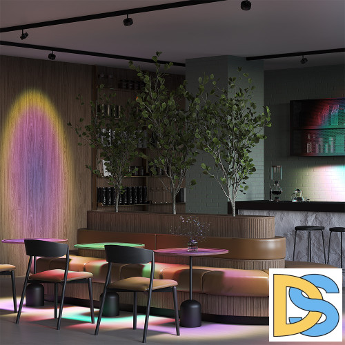 Трековый магнитный светильник Maytoni Lens TR217-2-15W4K-B