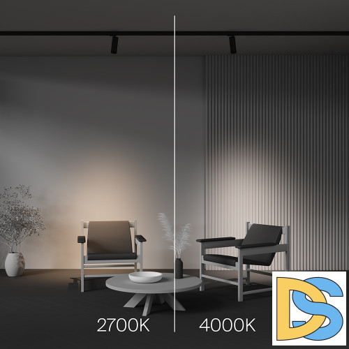 Трековый трехфазный светильник Maytoni Focus Zoom TR198-3-20W4K-Z-B