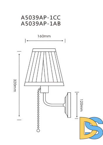 Бра Arte Lamp Marriot A5039AP-1CC