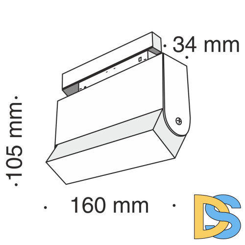 Трековый светильник Maytoni Track lamps TR013-2-10W3K-B