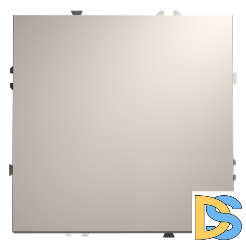 Выключатель встраиваемый VOLTUM S70 одноклавишный 10А, (кашемир)