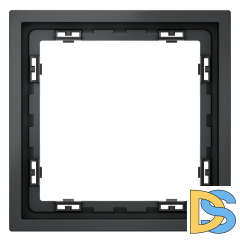 Рамка пластиковая VOLTUM S70 на 1 пост, (графит)