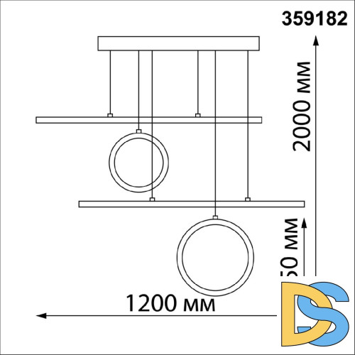 Подвесная люстра Novotech Ondo 359182