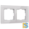 Рамка на 2 поста Werkel Favorit дымчатый W0021117 4690389159695