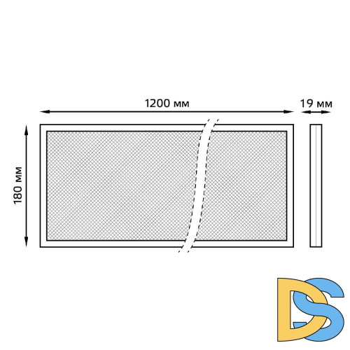 Встраиваемый светодиодный светильник Gauss 860125236