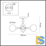 Люстра на штанге Lumion Sunday 6526/3C