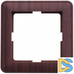 Рамка 1-ая (одинарная), Мореный дуб (пластик), серия Wessen 59, Schneider Electric