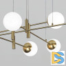 Подвесная люстра Eurosvet Planet 70146/8 латунь a062029