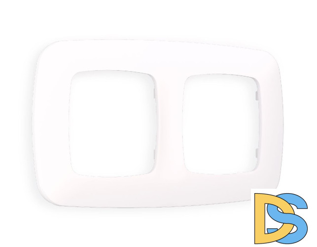 Рамка двухместная Ambrella Volt Ecta OF140202