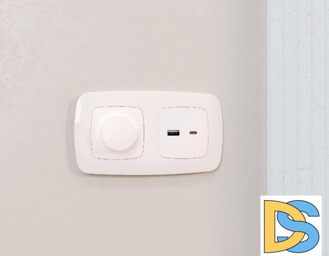 Рамка двухместная Ambrella Volt Ecta OF140202