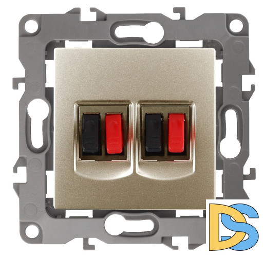 Розетка аудио двойная Эра 12-3112-04 Б0027464